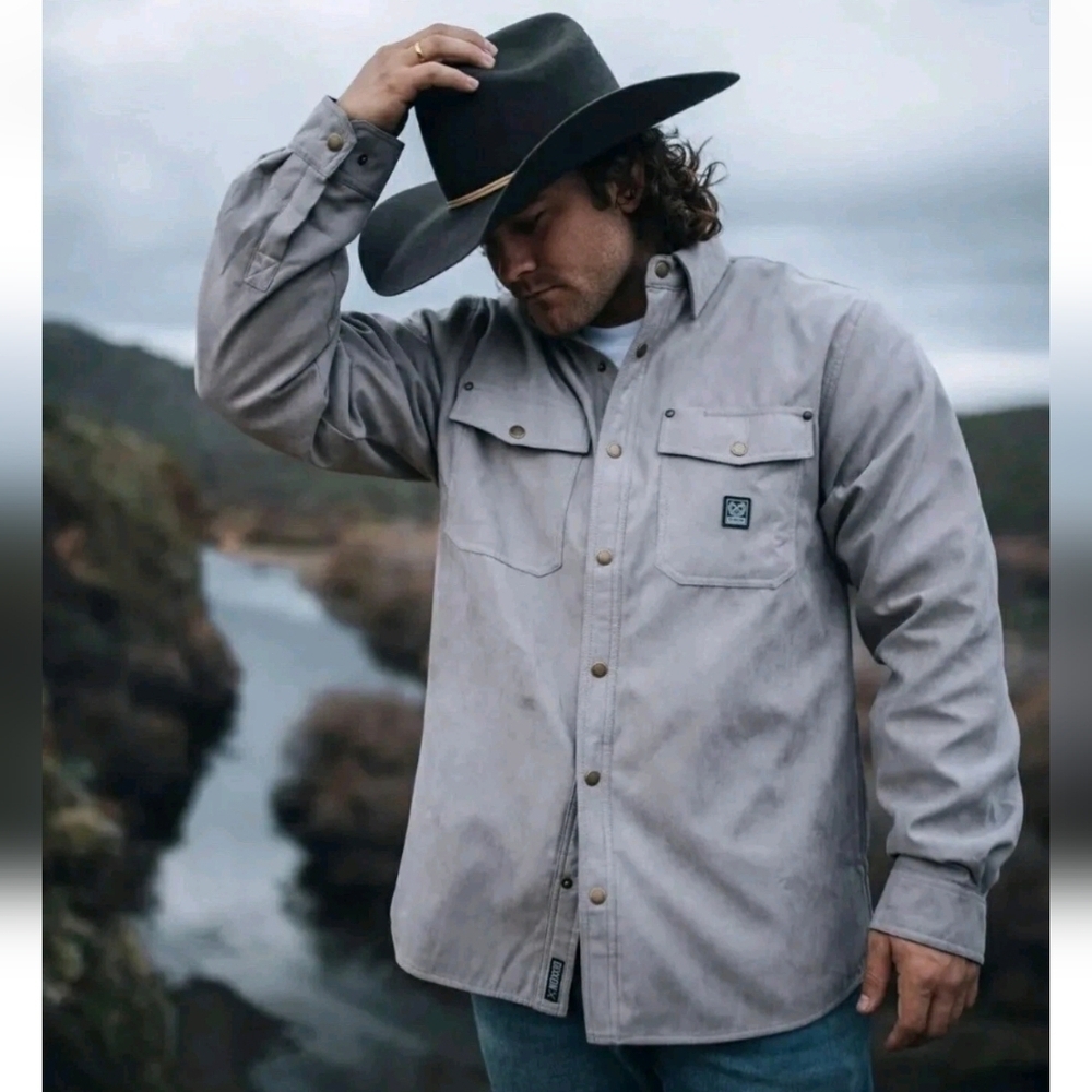 NWT Dixxon Man's  Sheridan Jacket In Gray Sz M